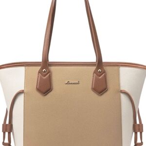 Lovevook Tan and Cream Women's Tote Bag